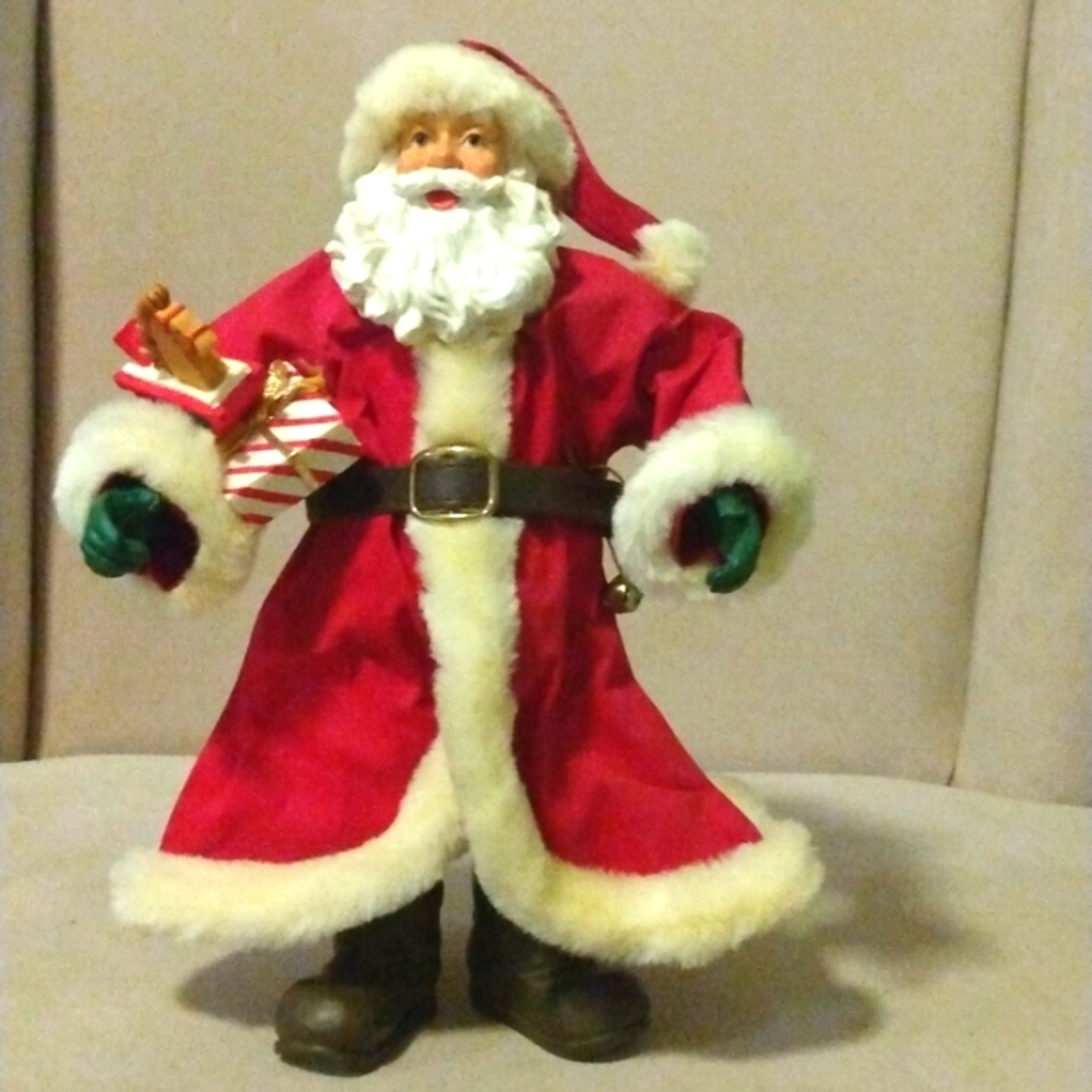 Paper Machet Santa Great Xmas Holiday Decor
